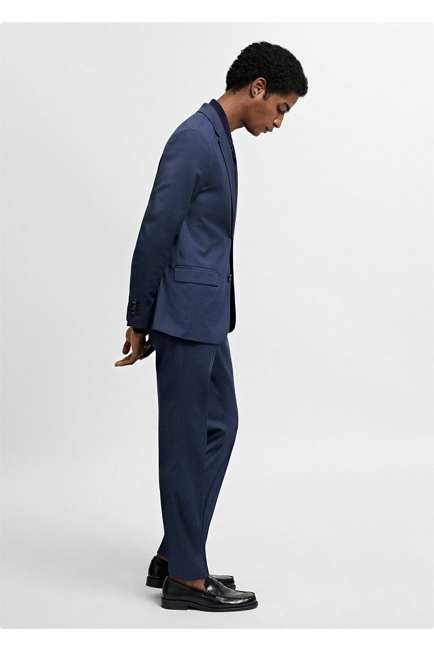 Mürekkep Rengi Erkek  Blazer Ceket 67240624 - 5