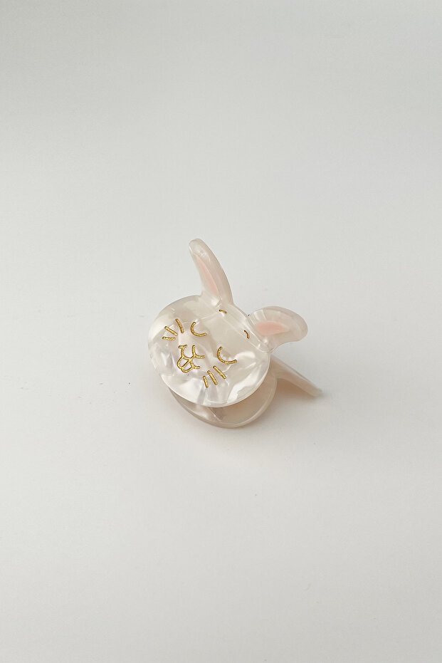 مشبك أرنب لطيف مقاس 4 سم - 1