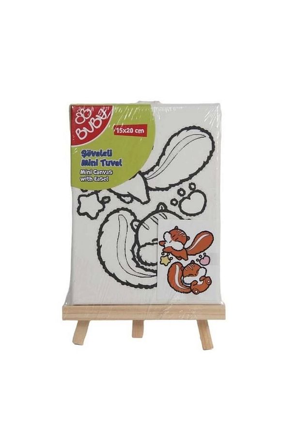 Bu-bu Şövaleli Mini Tuval 15x20cm - -tu0019 -tekli - 3