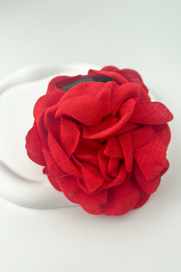 مشبك مزلاج وردي أحمر (الحجم: 8 سم) - 4