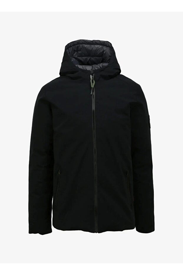 معطف رجالي من ml Lucas Coat 1sn55 مزدوج الجوانب - أسود