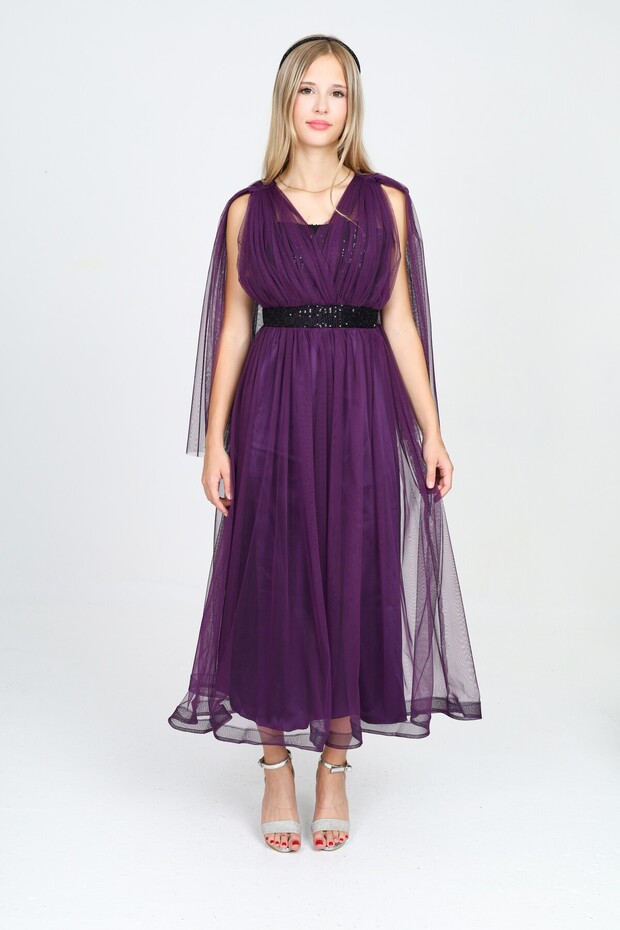 Genç/Kız Çocuk Abiye Elbise&Düğün Elbisesi Doğum Günü Parti Elbisesi - 2