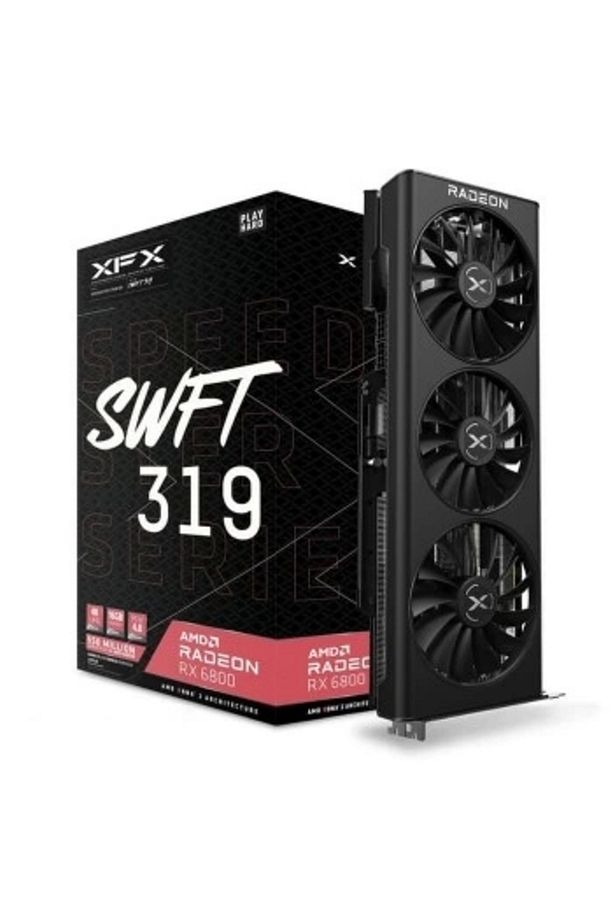 16gb Rx6800 Speedster Swft 319 Rx-68xlaqfd9 Gddr6 256bit Hdmı-dp Pcıe 4.0 - 1