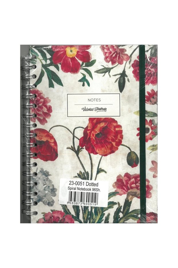 0063 Notes - 17x24cm Spiral, 90gr 96yp Lined Hard Cover Notebook