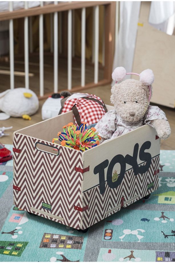 Cheerful Toybox Ahşap Oyuncak Kutusu - 7