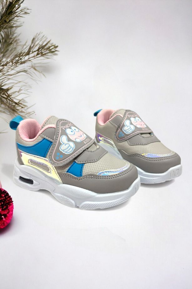 Memory Foam Tabanlı Işıklı Kız Çocuk Bebek Spor Sneakers - 5