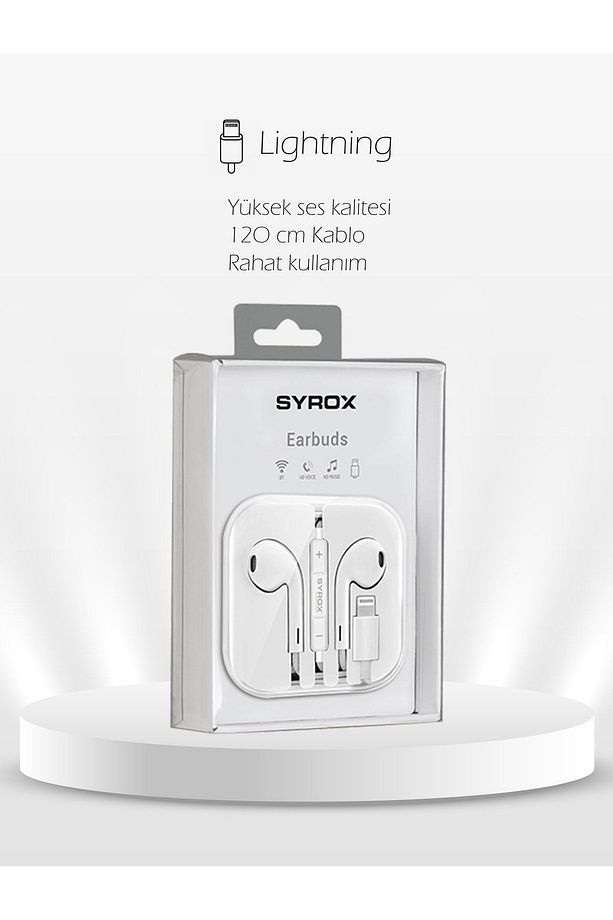 Ios Girişli Kulaklık 7-8-7 Plus-8 Plus-x-xr-xs-11-11 Pro-11 Pro Max-12-12 Pro 13 Pro Max - 1