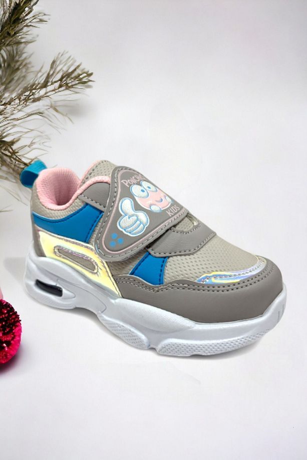 Memory Foam Tabanlı Işıklı Kız Çocuk Bebek Spor Sneakers - 3