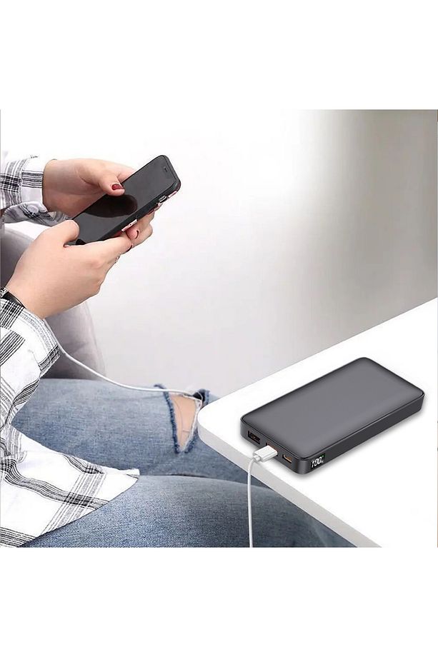 Gc31 10.000mah Powerbank Dijital Göstergeli Taşınabilir Şarj Cihazı 10w Giriş 10w Çıkış - Dca0063 - 5