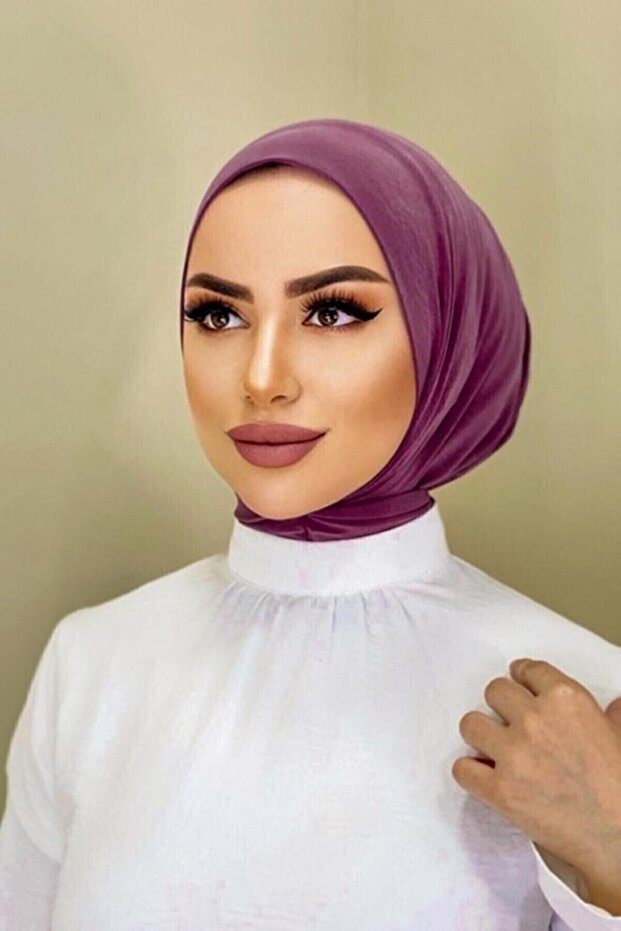 نموذج وشاح شال جاهز للنساء من القطن الممشط مع أزرار كبس