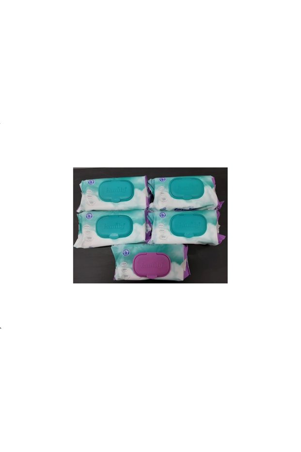 Family Wet Towels 100 Pieces 5 Pcs