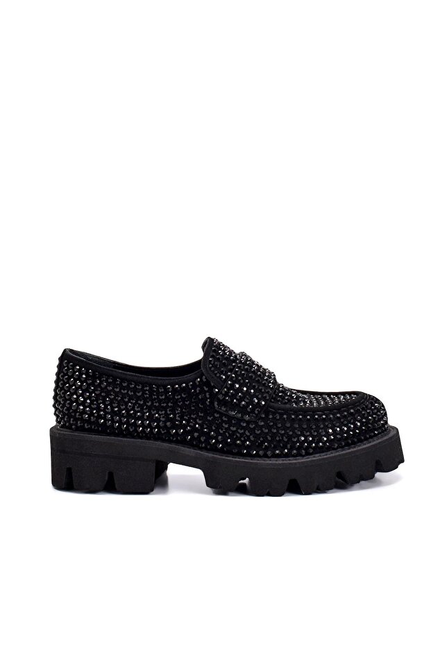 PEGEEN SİYAH SÜET Kadın LOAFER - 1
