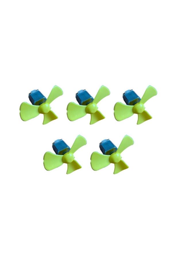 5 Adet Deney Motoru ( Dc Motor ) + 5 Adet Deney Motoru Pervanesi - 3