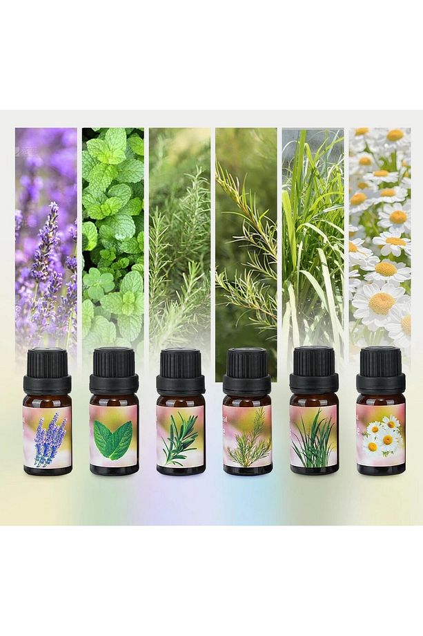 Uçucu Yağ Saf 6 Lı Set Karışık Başlangıç Paketi Aroma Terapi - 3