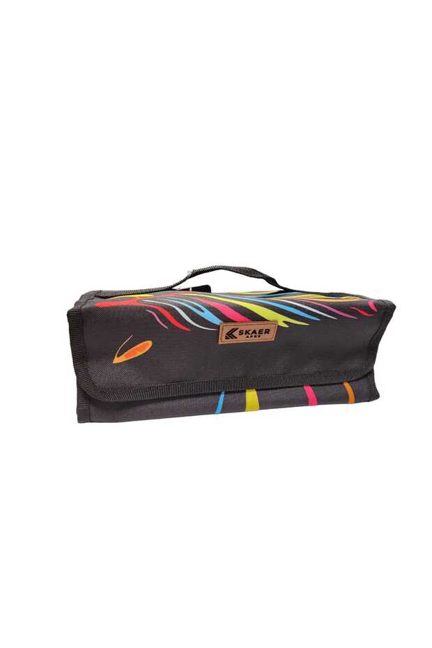 Skaer X-Case 4 - Patterned Pencil Bag with Eyes