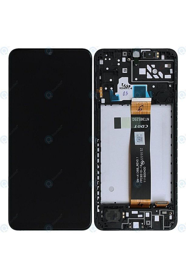 Samsung Galaxy A04s A047 Uyumlu Lcd Dokunmatik Ekran Çıtalı Siyah - 1
