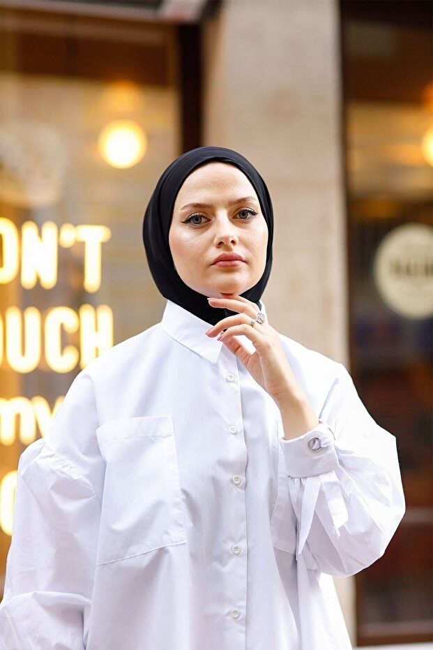 Siyah Çıtçıtlı Bone - 2