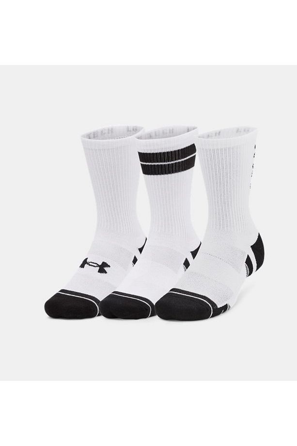 Unisex UA Perf Tech Nov 3’lü Paket Crew Çorap 1379515-101 - 3