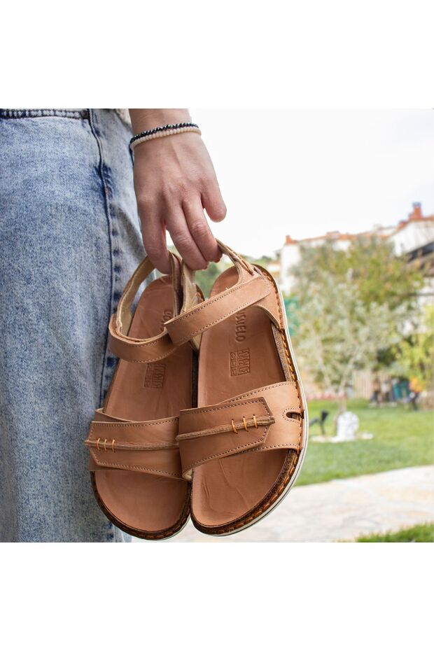 Orthopedic Leather Women's Sandals 11209