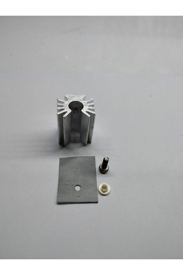 5 Adet To220 Aluminyum Soğutucu Set Radyatör Entegre Transistör Mosfet - 2