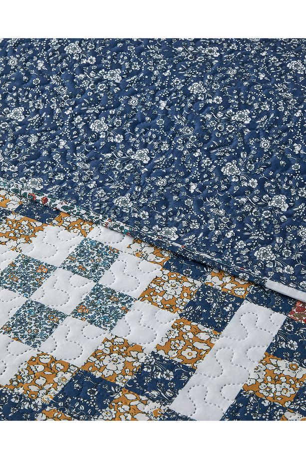 Retro Tribute Çok Amaçlı Tek Kişilik Yatak Örtüsü Takımı 160x220 cm Hardal - 3