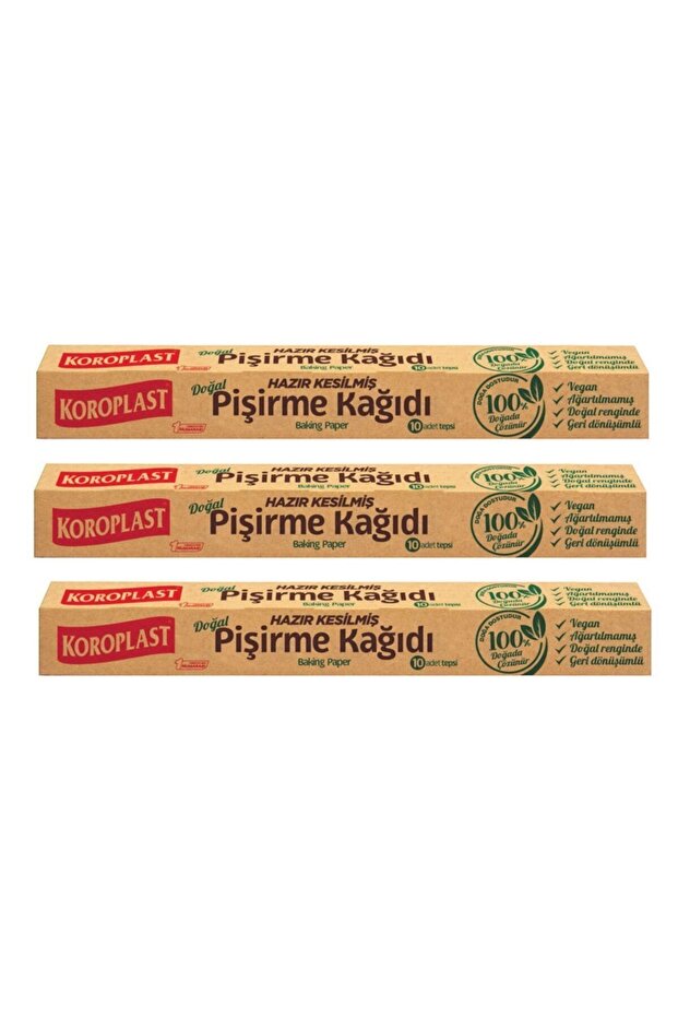 ورق خبز طبيعي - مقطوع مسبقًا، 10 قطع، 3 قطع