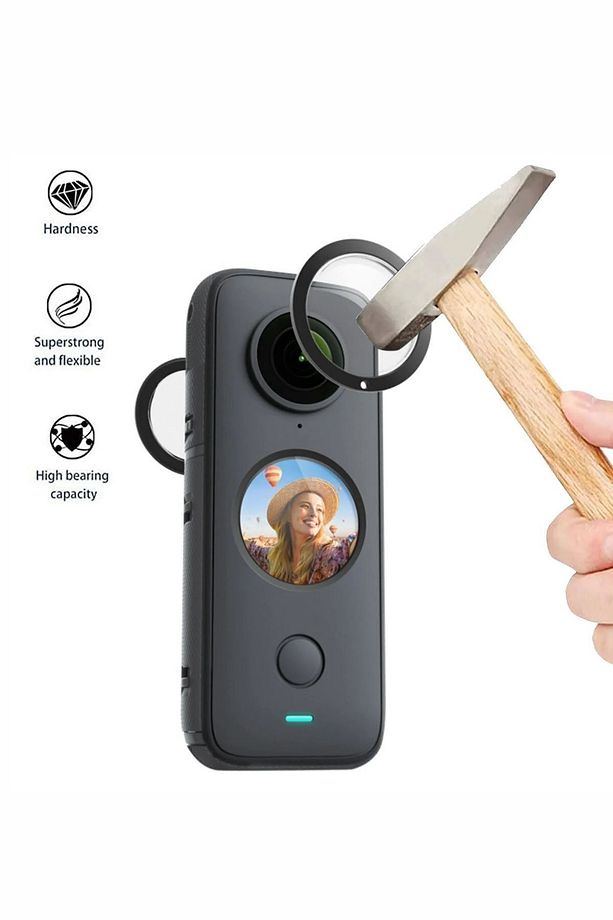 Insta 360 X3 Lens Koruyucu Insta 360 One X3 Uyumlu Lens Guard - 3