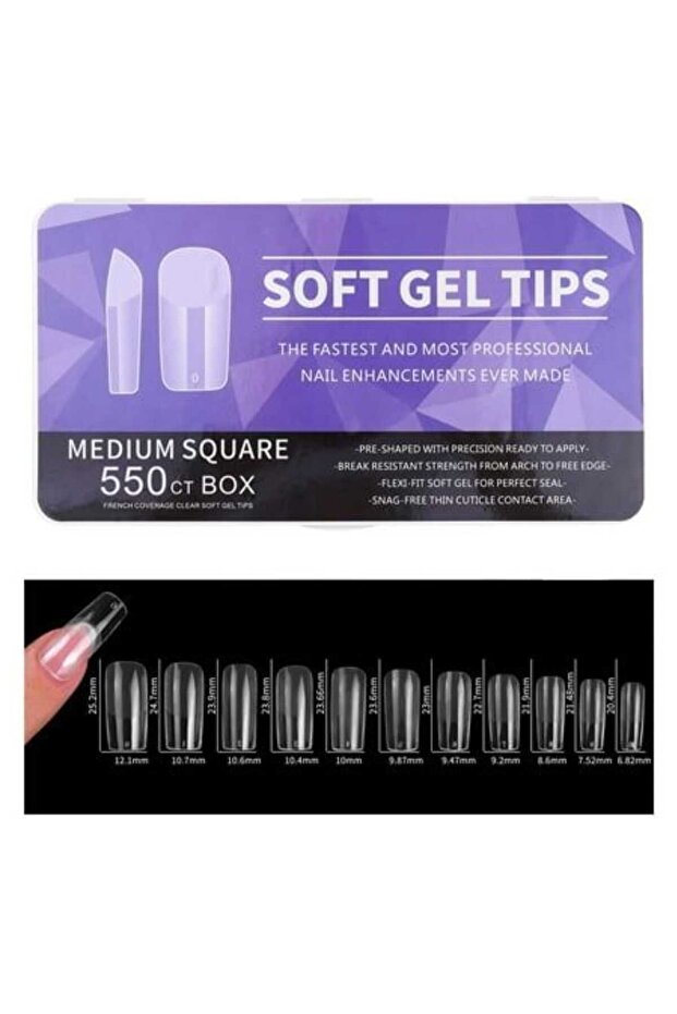 550 li soft gel tips - 1