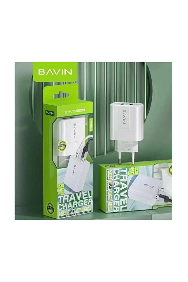 Çift Usb Girişli Şarj Adaptörü Beyaz 2,4a - 4