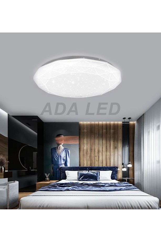 24 W Elmas Model Sıva Üstü Led Panel ( Çapı 38 Cm ) - 1