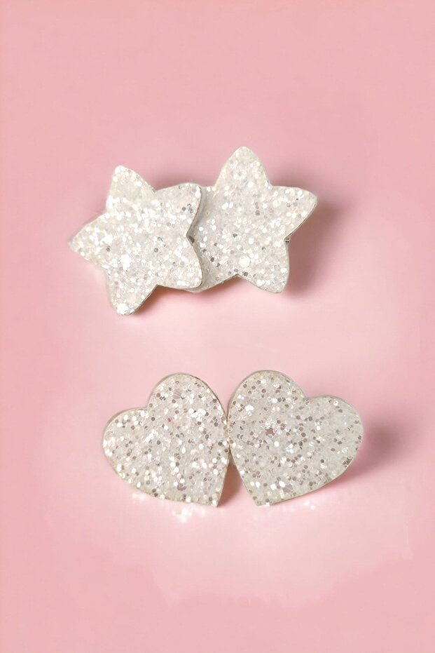 Baby girl clip buckle star object