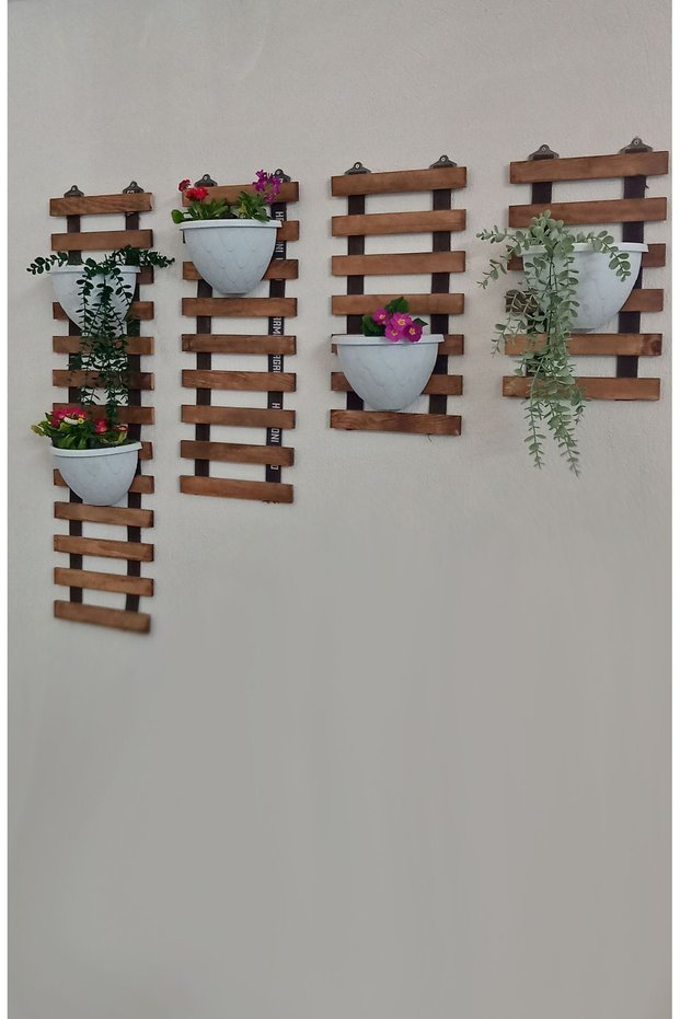 Katlanabilir Duvar Çiçekliği 4'lü