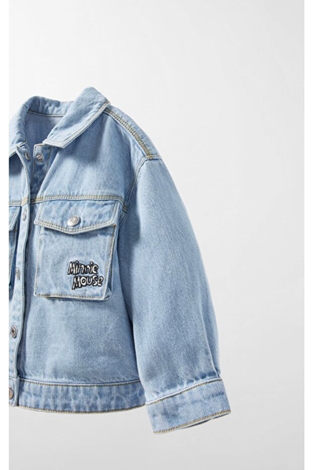 Devojčica, traper jakna - 3