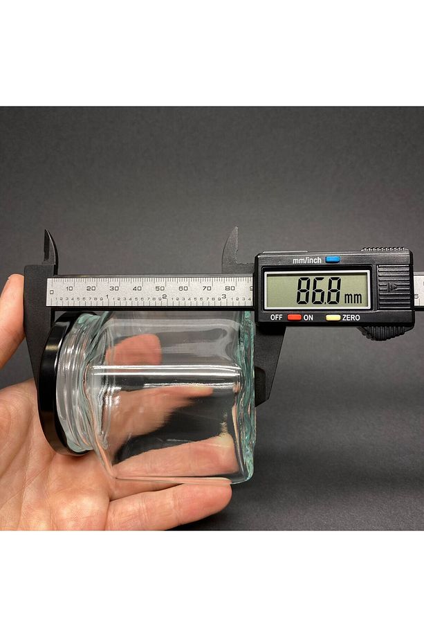250 CC CAM KARE KAVANOZ - SİYAH KAPAKLI - 250 ML KÖŞELİ KAVANOZ - 3