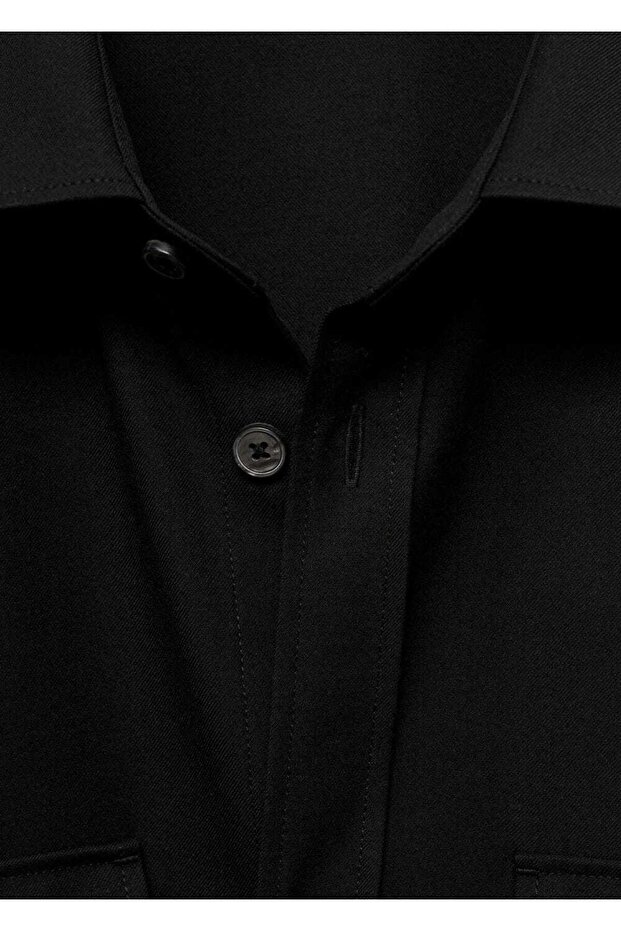 Regular kesimli cepli gömlek ceket - 8