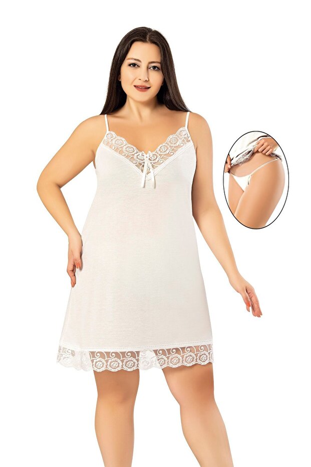 Plus Size Nightgown - 1