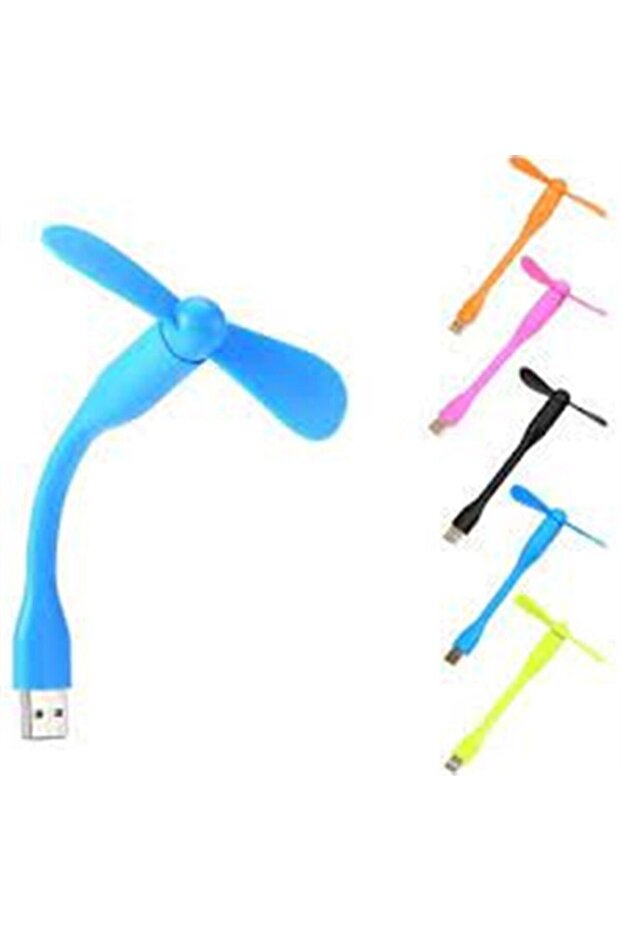 Taşınabilir USB Fan Mini Vantilatör Pervane - 1