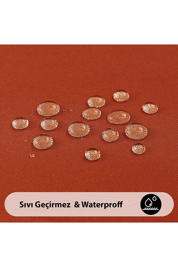 Sıvı Geçirmez Dertsiz Oval Masa Örtüsü - 2