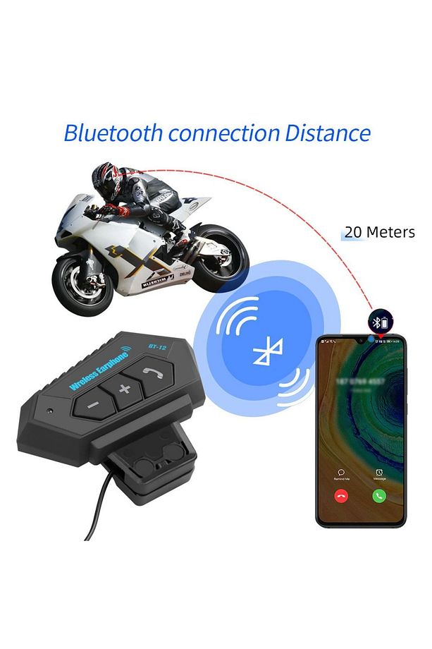 Motosiklet Intercom Bluetooth Kulaklık - 5