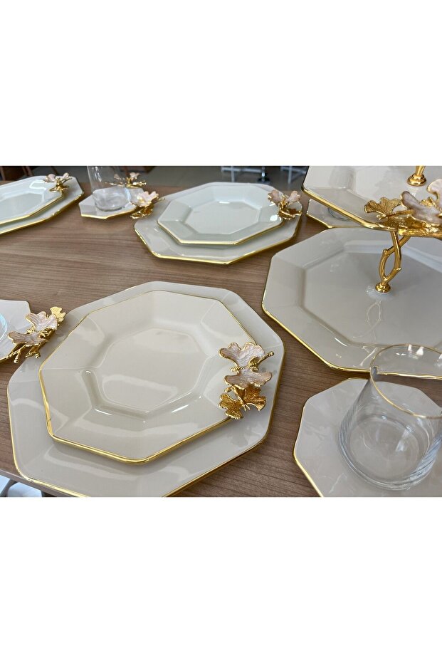 GLORE MARKA PASTA/ÇAY SETİ - 3