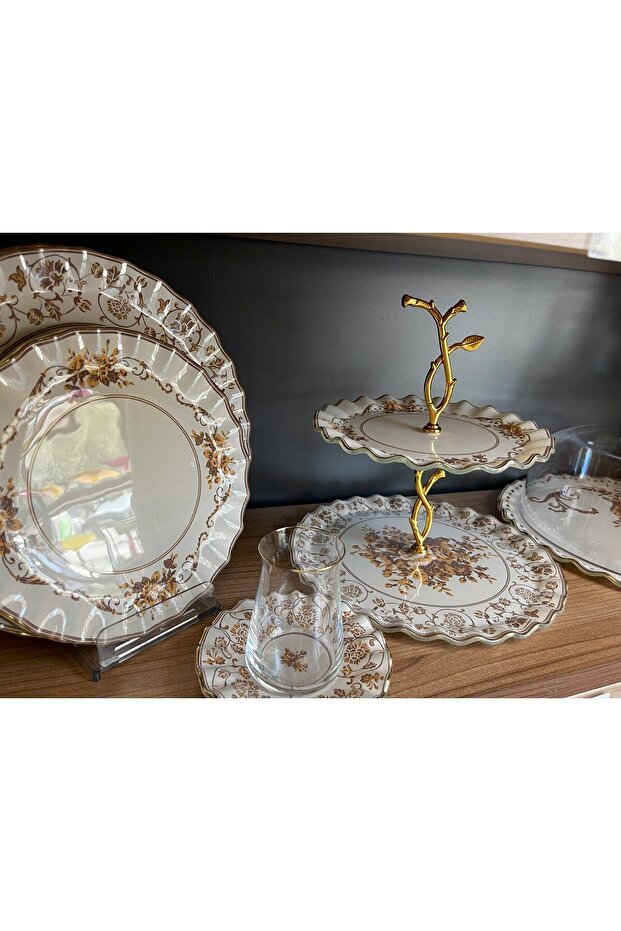 GLORE PASTA/ÇAY SETİ - 4