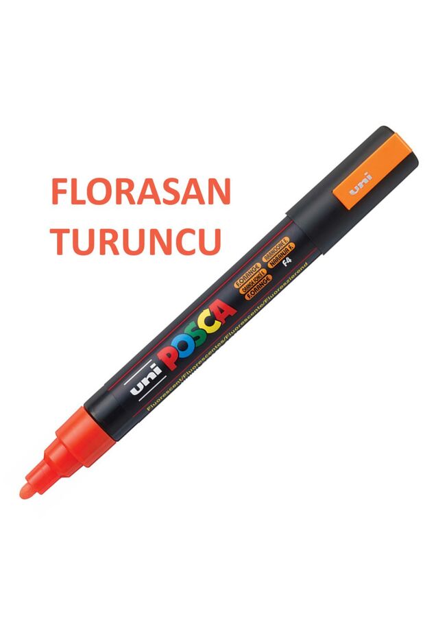 قلم تحديد بوسكا فلوريسنت برتقالي PC-5m (1.8-2.5 ملم) Poska Pc5m Pc - 5m