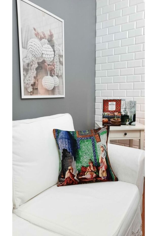 Tapestry Chat Pattern Jastuk Case - 3