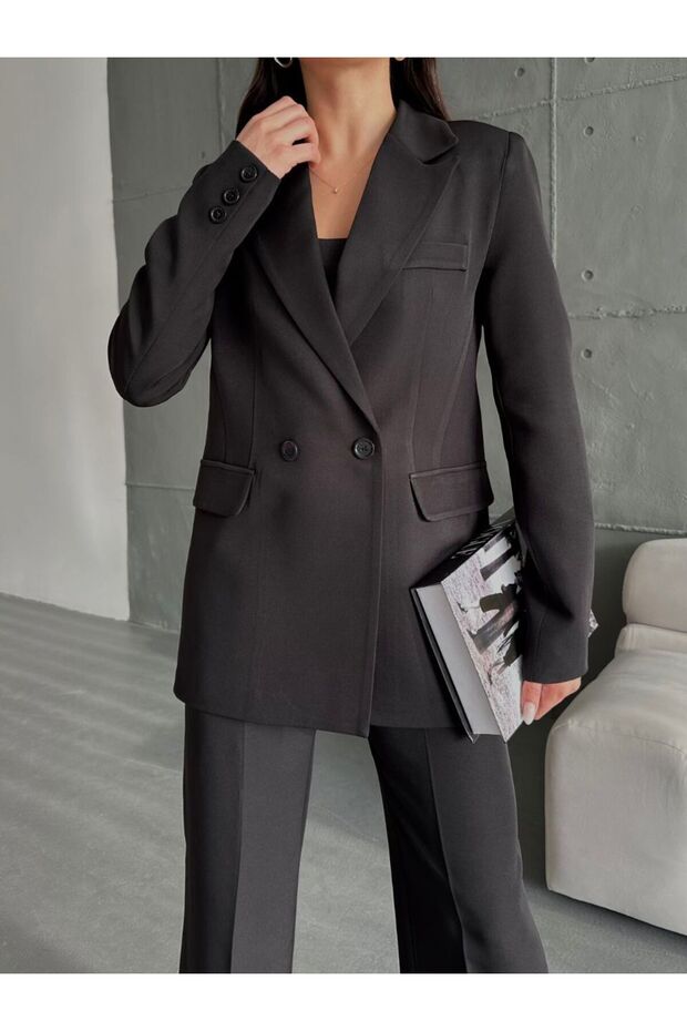 Women jacket pants suit