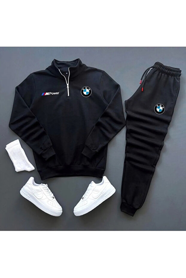 Sweatpants Set Bmw Mpower Printed Unisex Sweatpants Set 2-Piece Set Combin