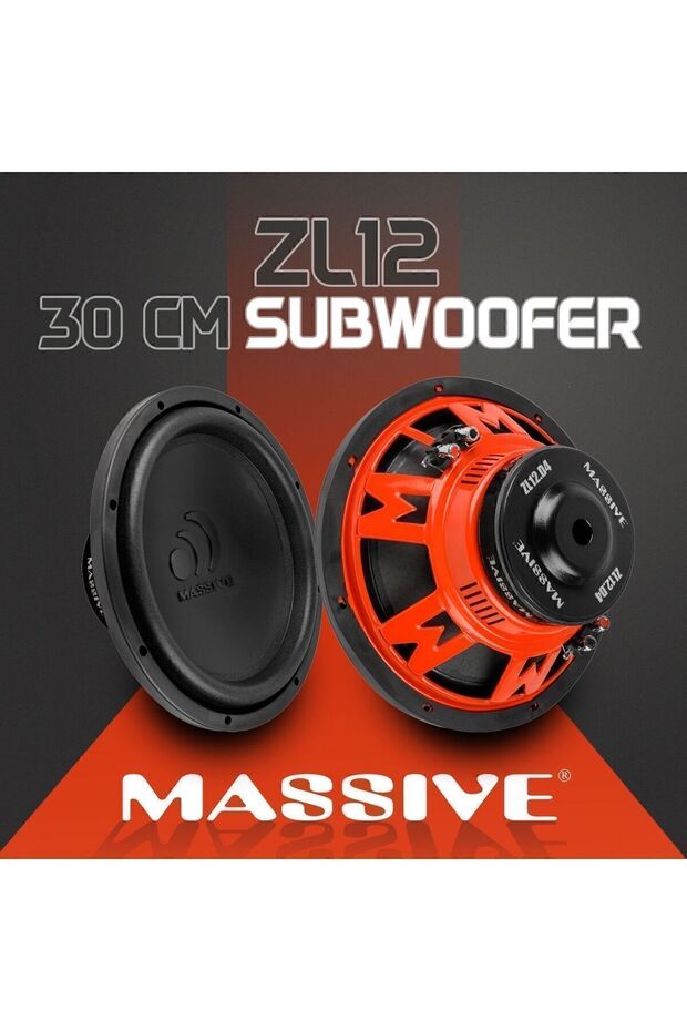 12 Çift Bobin 1400 Watt 500rms Yeni Model Çift Bobin - 1