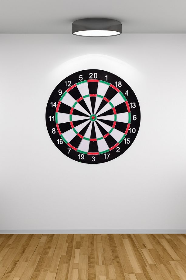 Özel Oda Tipi Hedef Tahtası Dart Seti 43 Cm 4 Adet Dart İle - 1