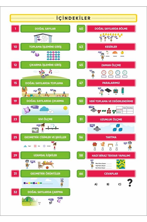 2.Sınıf Matematik Canlanan Soru Bankası (2 adet aynı ürün) - 3