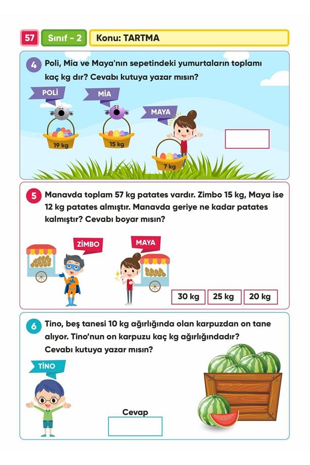 2.Sınıf Matematik Canlanan Soru Bankası (2 adet aynı ürün) - 8