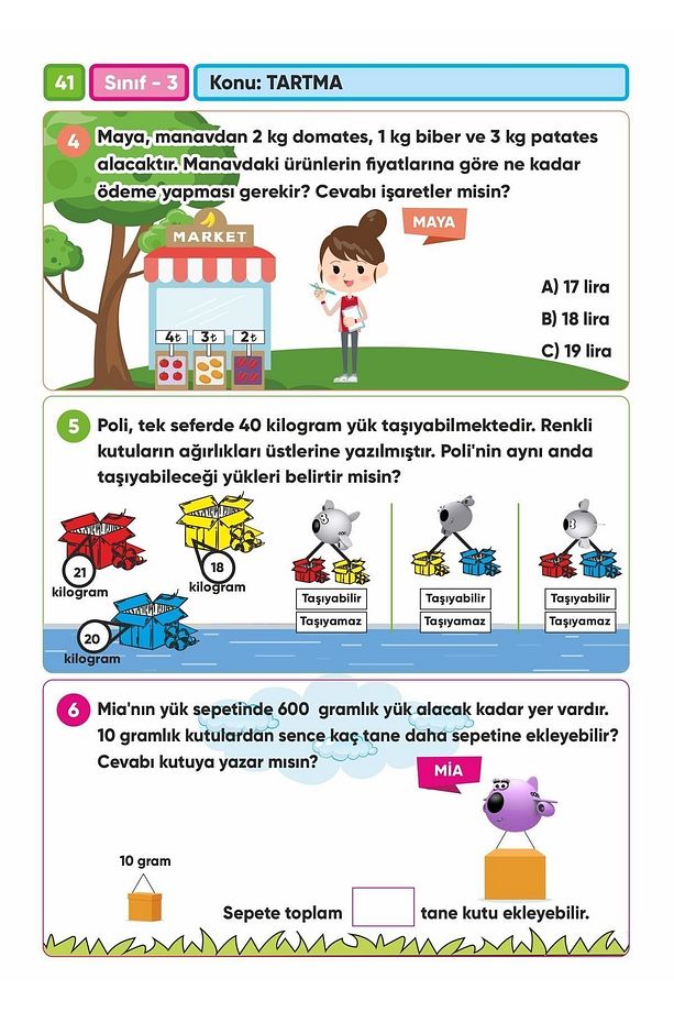 3.Sınıf Matematik Canlanan Soru Bankası (2 adet aynı ürün) - 8